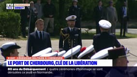 80 ans du Débarquement: Emmanuel Macron est arrivé à Cherbourg