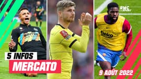 Umtiti, Werner, Sanchez... Les 5 infos mercato du 9 août à la mi-journée 