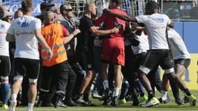 Les stadiers de la société SISIS étaient chargés d'assurer la sécurité au stade Furiani, ce dimanche, dans la rencontre entre le SC Bastia et l'OL.