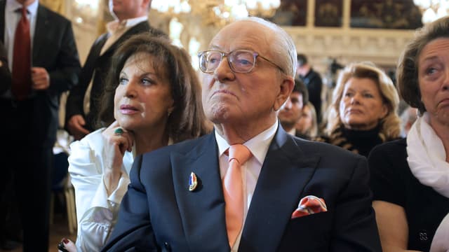 Jean-Marie et Jany Le Pen.