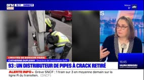 Distributeur de pipes à crack: "ils réduisent les risques de contamination à l'hépatite C", explique Catherine Duplessy 