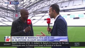 Jocelyn Angloma : "La France a vibré pour l'OM, c'est magnifique !"