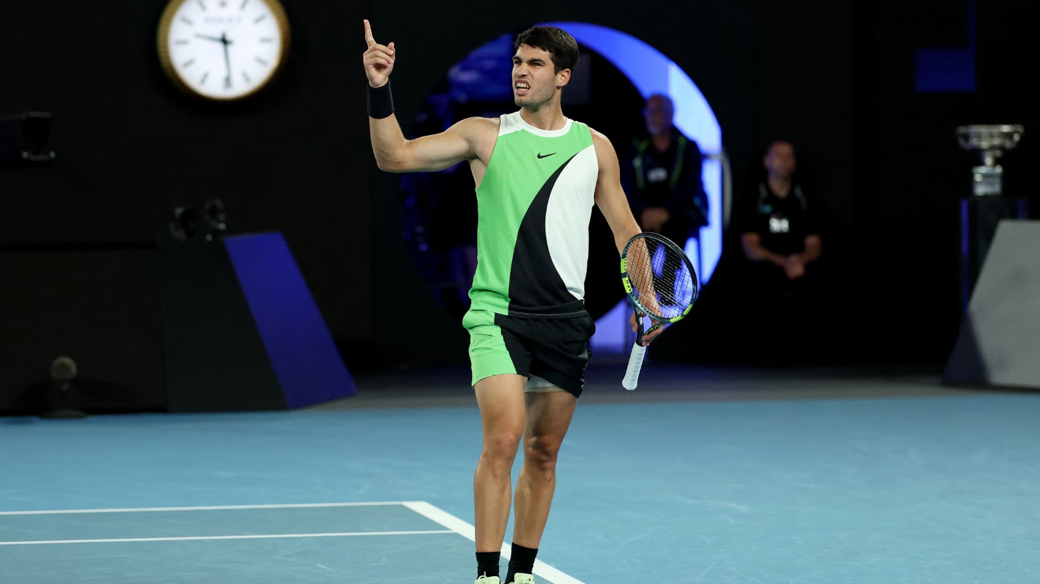 Carlos Alcaraz, le 1er février 2026. 