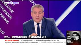 Loi immigration : "Ce qui est important, c'est de reprendre le contrôle de notre politique migratoire", Xavier Bertrand - 29/10
