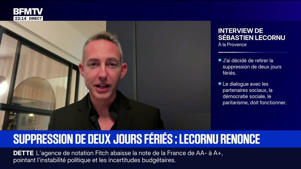 Pas de suppression de deux jours fériés: "Tout le monde avait compris ...