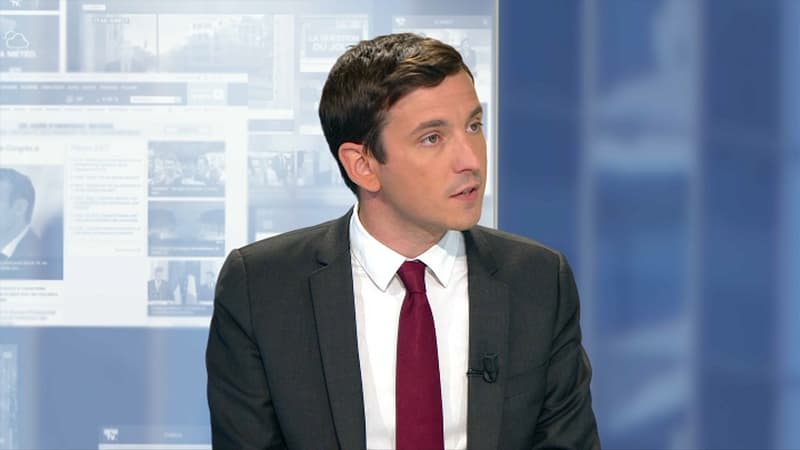 Aurélien Taché, député LaREM du Val-d'Oise (ici sur le plateau de BFMTV), va co-piloter le débat d'idées au sein du parti. 