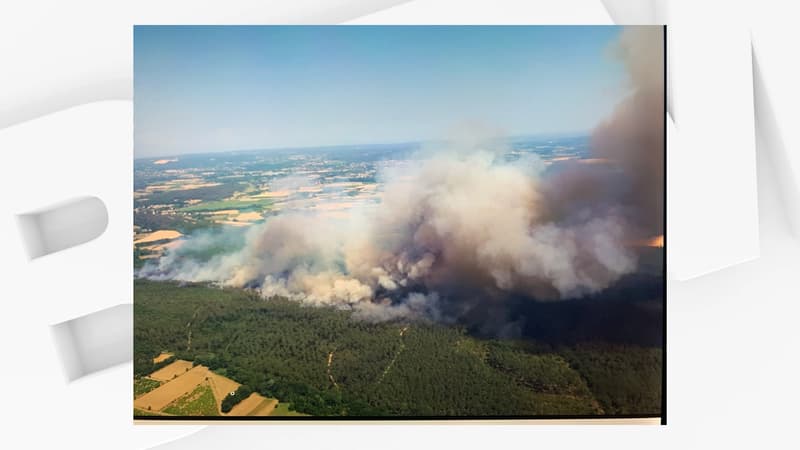 Plusieurs incendies sont en cours dans le Gard, le 13 juin 2022