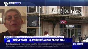 Grève à la SNCF: "Il y a une disproportion considérable entre la gêne qui va toucher un million de personnes et une revendication qui reste purement catégorielle", pour Bruno Gazeau (président de la FNAUT)