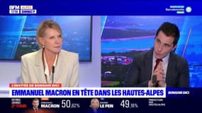 "C'est un très bon résultat": Chantal Eyméoud, maire d'Embrun, deuxième vice-présidente de la Région Sud-PACA, réagit à la réélection d'Emmanuel Macron 