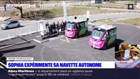 Sophia-Antipolis: expérimentation de navettes autonomes 