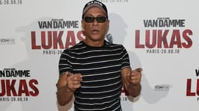 L'acteur Jean-Claude Van Damme en 2018 à Paris