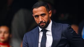 Le directeur du football de l'OM Medhi Benatia lors du premier match de la saison, 15 août 2025