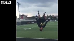 Foot US : Il réceptionne un touch-down en salto arrière