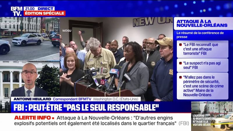 Attaque en Louisiane: ce qu'il faut retenir de la conférence de presse des autorités locales