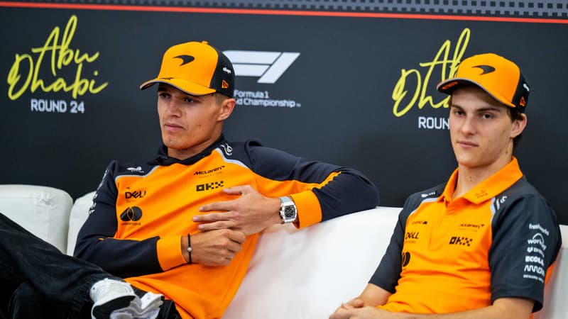 Lando Norris et Oscar Piastri avant le Grand Prix d Abu Dhabi le 4 decembre 2025 2195596