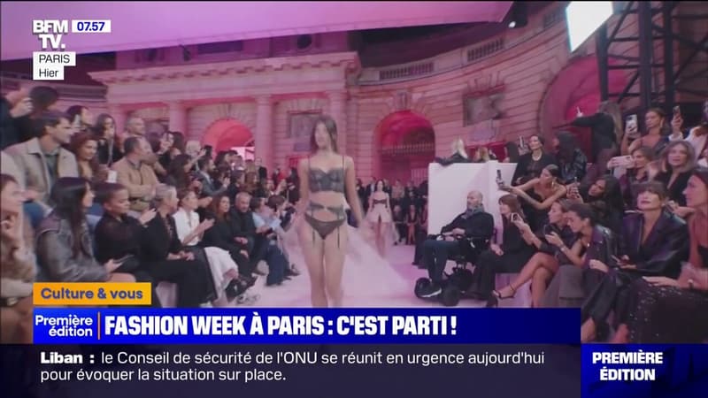 Fashion Week: les images des défilés Dior, Yves Saint-Laurent et Etam