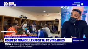 Coupe de France: Christopher Ibayi, attaquant du FC Versailles sent qu'il y a "une émulation" dans la ville autour de son équipe 