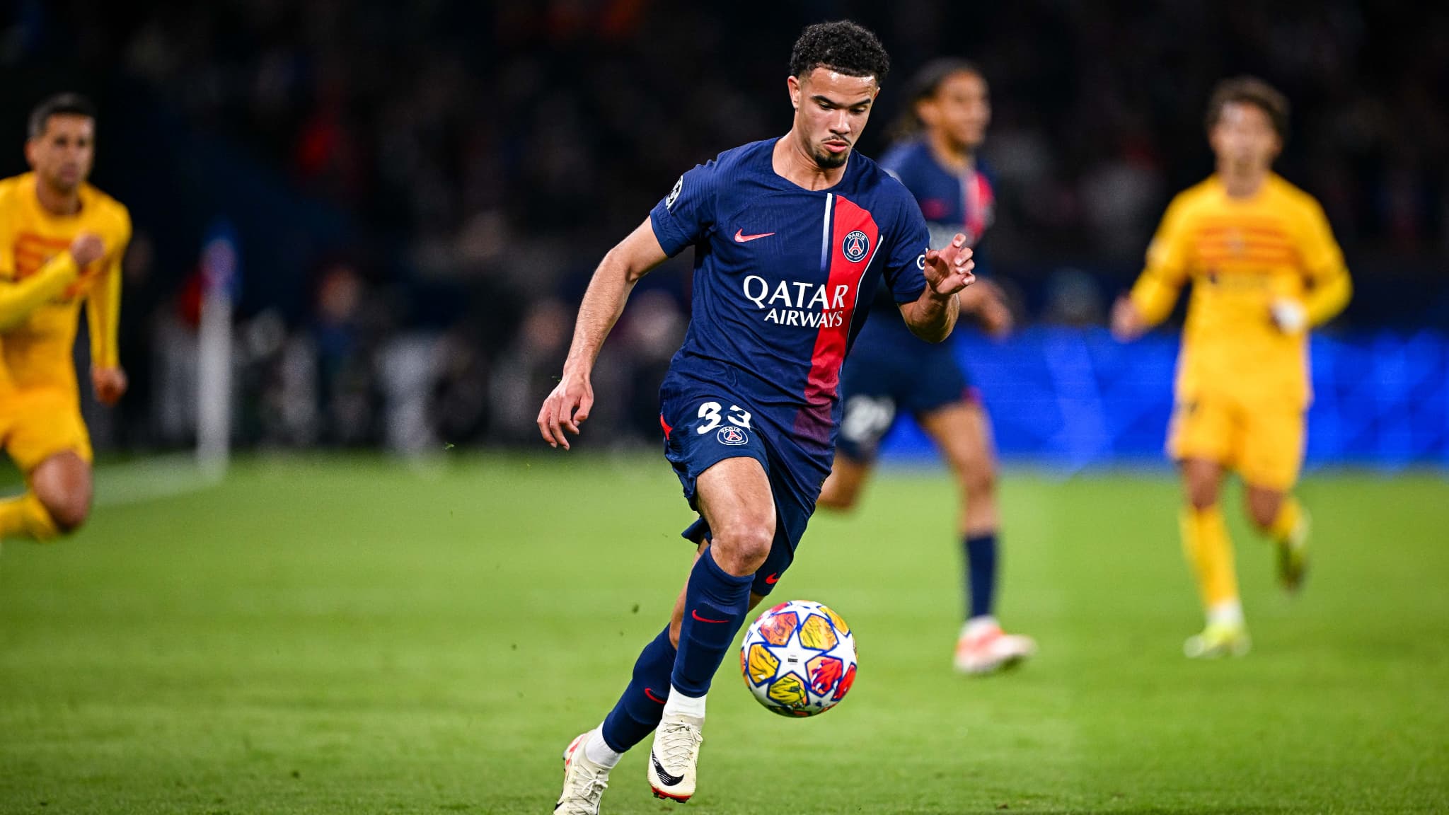 Barça-PSG: la composition parisienne, avec Zaïre-Emery et Barcola