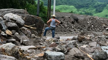 Les dégâts de la tempête Nate au Honduras.