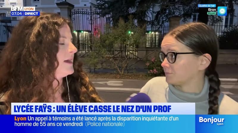 Villeurbanne: après l'agression d'un professeur au lycée Fays, ses collègues se mobilisent (1/1)