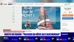 Route du Rhum: Brieuc Maisonneuve, skipper granvillais, lance une cagnotte pour financer le remorquage de son bateau