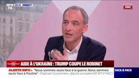 Suspension de l'aide militaire américaine à Kiev: "Nous sommes seuls aujourd'hui, nous Européens", affirme Raphaël Glucksmann (Place publique)