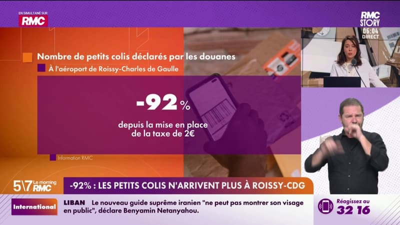 Info RMC / -92% : les petits colis n'arrivent plus à Roissy-CDG