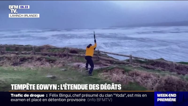 Tempête Eowyn: l'étendue des dégâts en Irlande du Nord