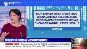 Mon employeur a invité tous les salariés à solder leurs congés avant de recourir au chômage partiel, est-ce légal? BFMTV répond à vos questions