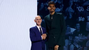 Victor Wembanyama à la draft NBA 2023, le 22/06/2023