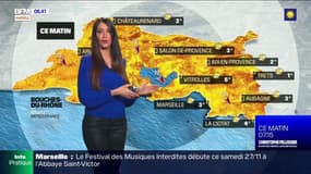 Météo Provence: un ciel ensoleillé accompagné d'un fort mistral, 9°C attendus à Marseille