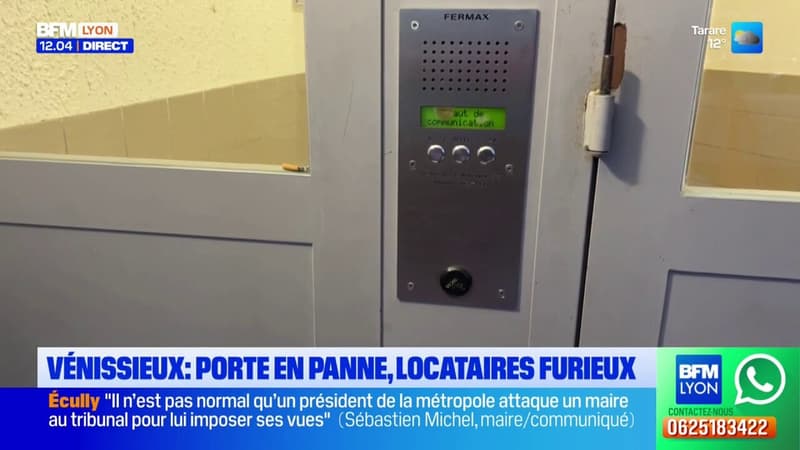 Vénissieux: des squatteurs profitent d'une porte de résidence en panne pour s'y installer