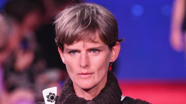 La mannequin Stella Tennant en 2018 à la New York Fashion Week