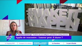 Applis de rencontre : l'amour peut-il durer ? "Sans ces sites, pour certaines personnes c'est impossible de faire des rencontres" explique Florence Escaravage.