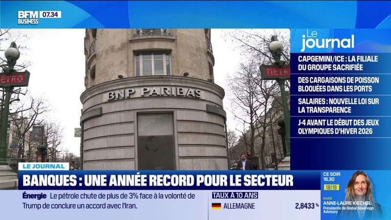 Semaine de publication dans le secteur bancaire !