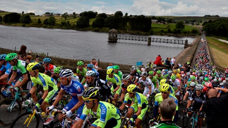 Le peloton sur les routes anglaises