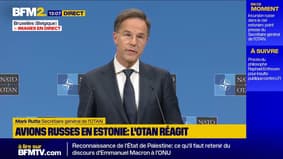 Avions russes en Estonie: l'Otan entend "dissuader et se défendre" face à toute menace