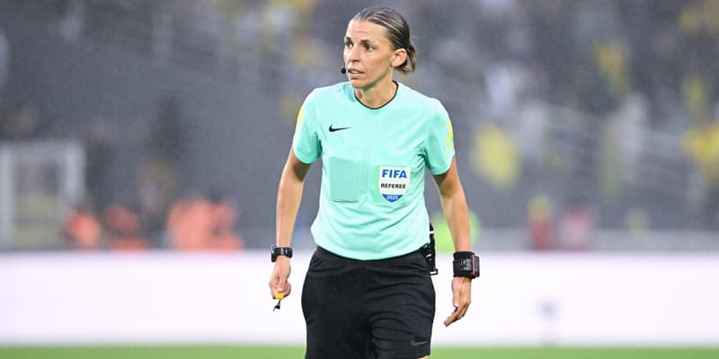 Stéphanie Frappart lors de Nantes-Auxerre, le 30 août 2025.