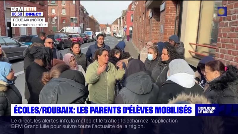 Roubaix: les parents d'élèves se mobilisent contre la fermeture d'écoles