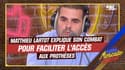 Matthieu Lartot explique son combat pour faciliter l'accès aux prothèses pour les amputés