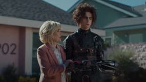 Winona Ryder et Timothée Chalamet dans la publicité Cadillac