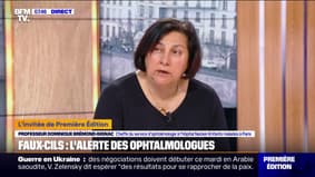 Faux cils: "Il y a de vraies complications"Alert Dominique Brémond-Gignac, chef du service d'ophtalmologie à l'hôpital Necker 