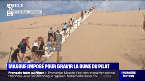 C'est les vacances: Masque imposé pour gravir la dune du Pilat - 10/08