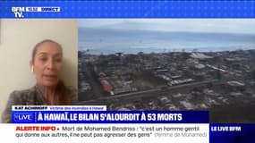 "Ma maison est complètement détruite", témoigne cette rescapée des incendies à Hawaï