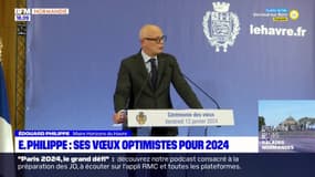 Le Havre: Edouard Philippe a présenté ses vœux pour 2024