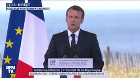 Normandie: Le discours d’Emmanuel Macron