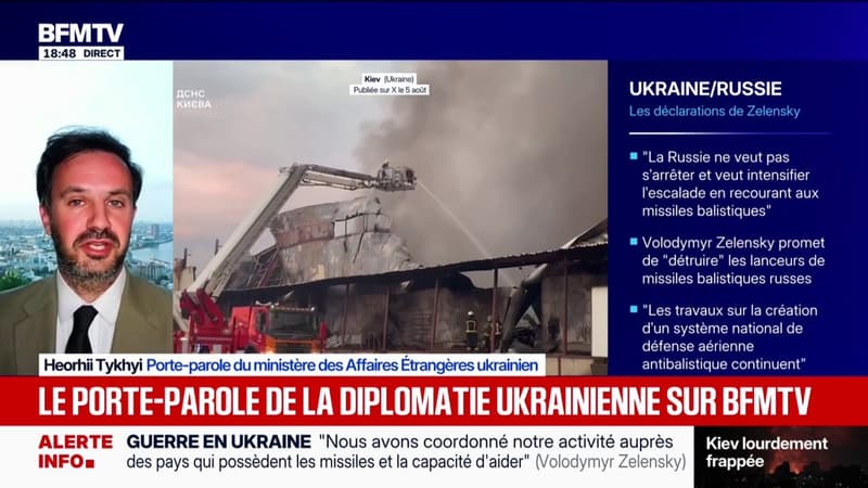 Ukraine: "Notre service diplomatique travaille dur pour convaincre nos alliés de nous vendre des intercepteurs"