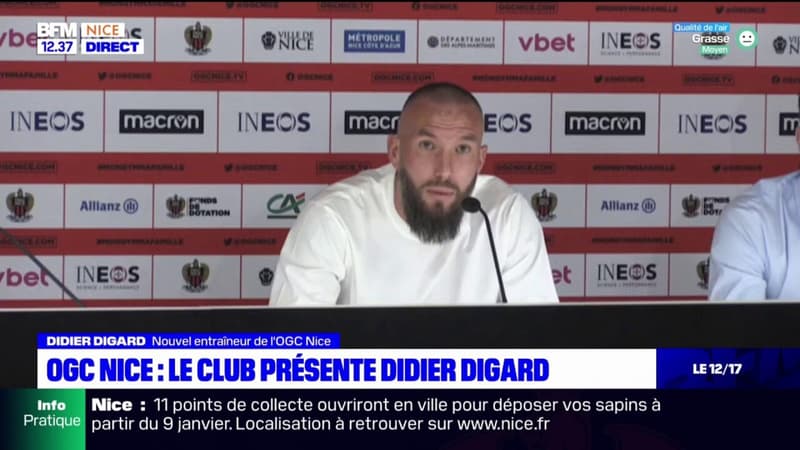 "Je compte sur tous les joueurs": le nouvel entraîneur de l'OGC Nice évoque Andy Delort