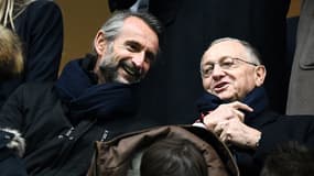 Jean-Claude Blanc (PSG) et Jean-Michel Aulas (OL)
