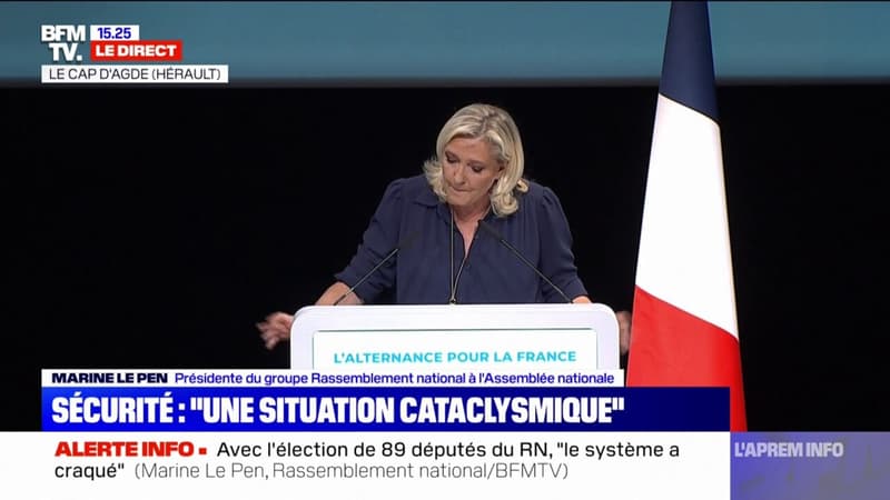 Marine Le Pen sur les retraites: 